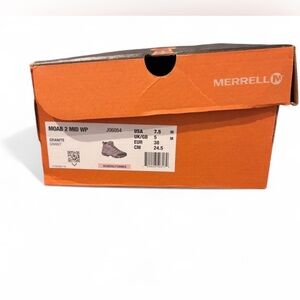Merrell Waterproof Hiking Boots Women's Size 7.5 Granite